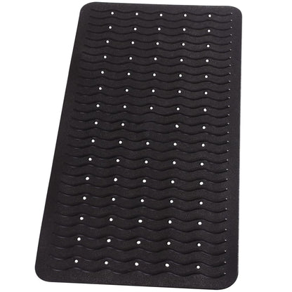 Badmat anti-slip Playa 80x38 cm zwart 68310