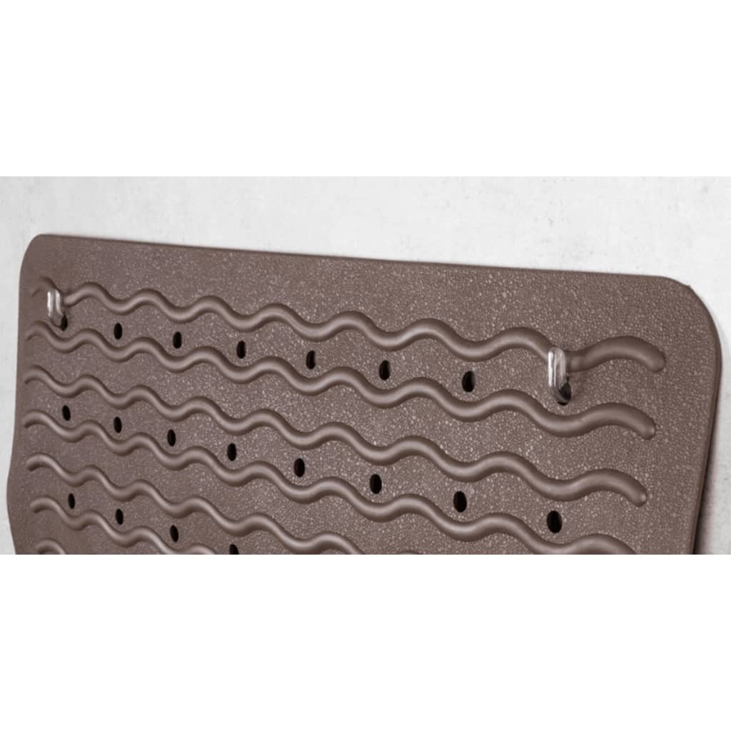 Badmat anti-slip Playa 80x38 cm zwart 68310