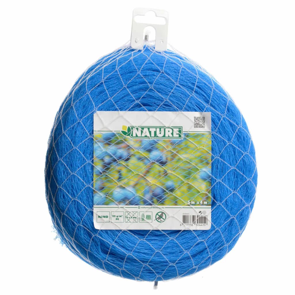 Vogelnet Nano 5x4 m blauw