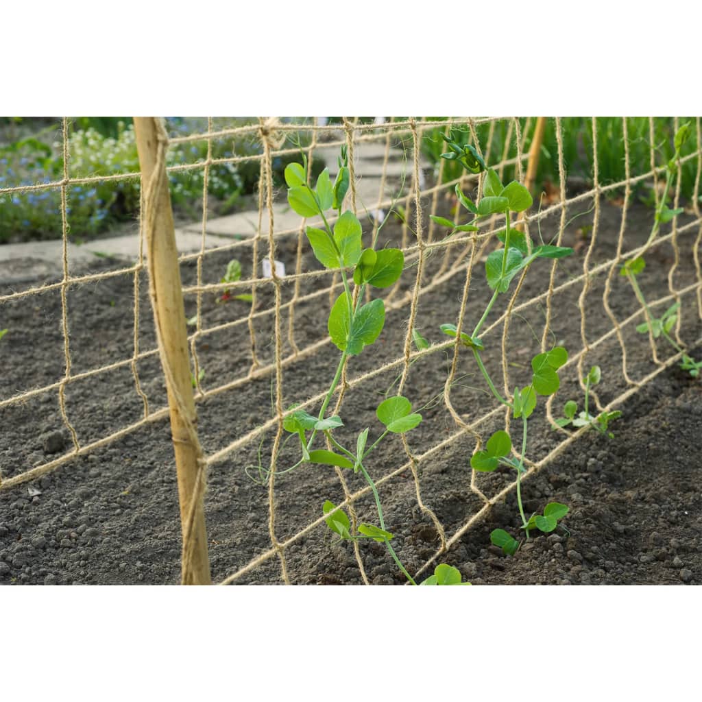 Klimnet voor planten 1x3 m jute naturel