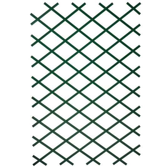 Tuinlatwerk 50x150 cm PVC groen 6040702