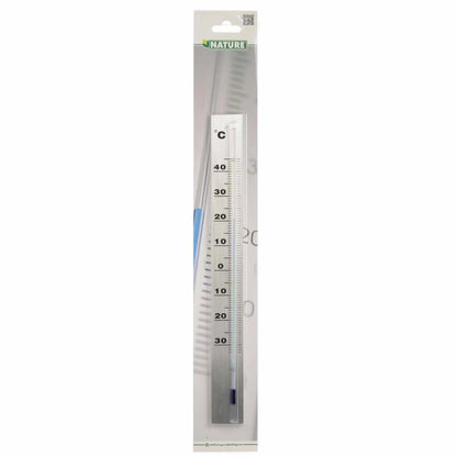 Wandthermometer 3,8x0,6x37 cm aluminium