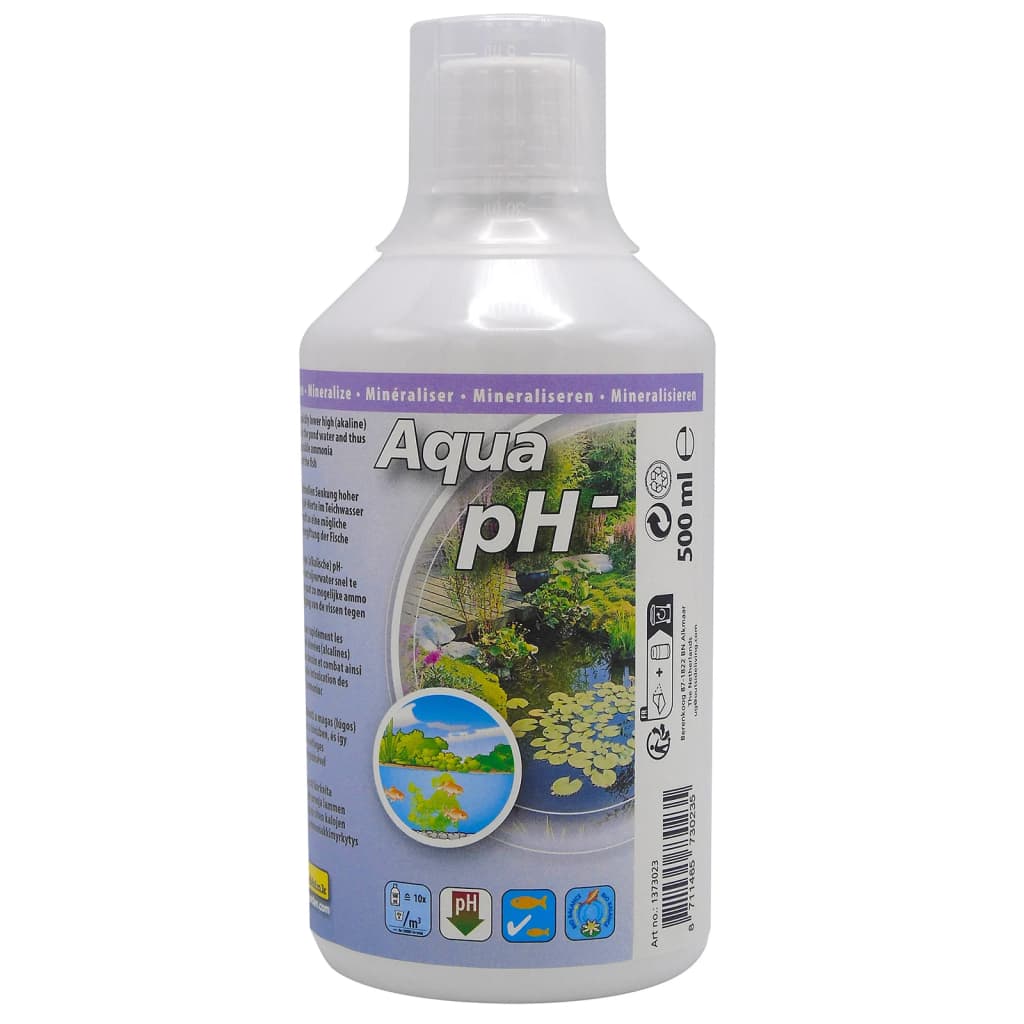 Vijverwaterbehandeling Aqua PH- 500 ml voor 10000 L