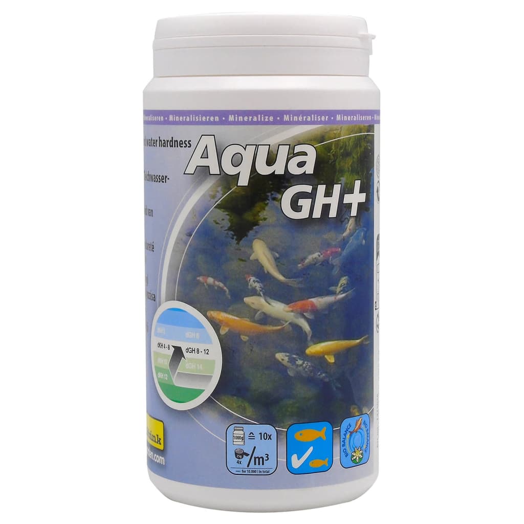 Vijverwaterbehandeling Aqua GH+ 1000 g voor 10000 L