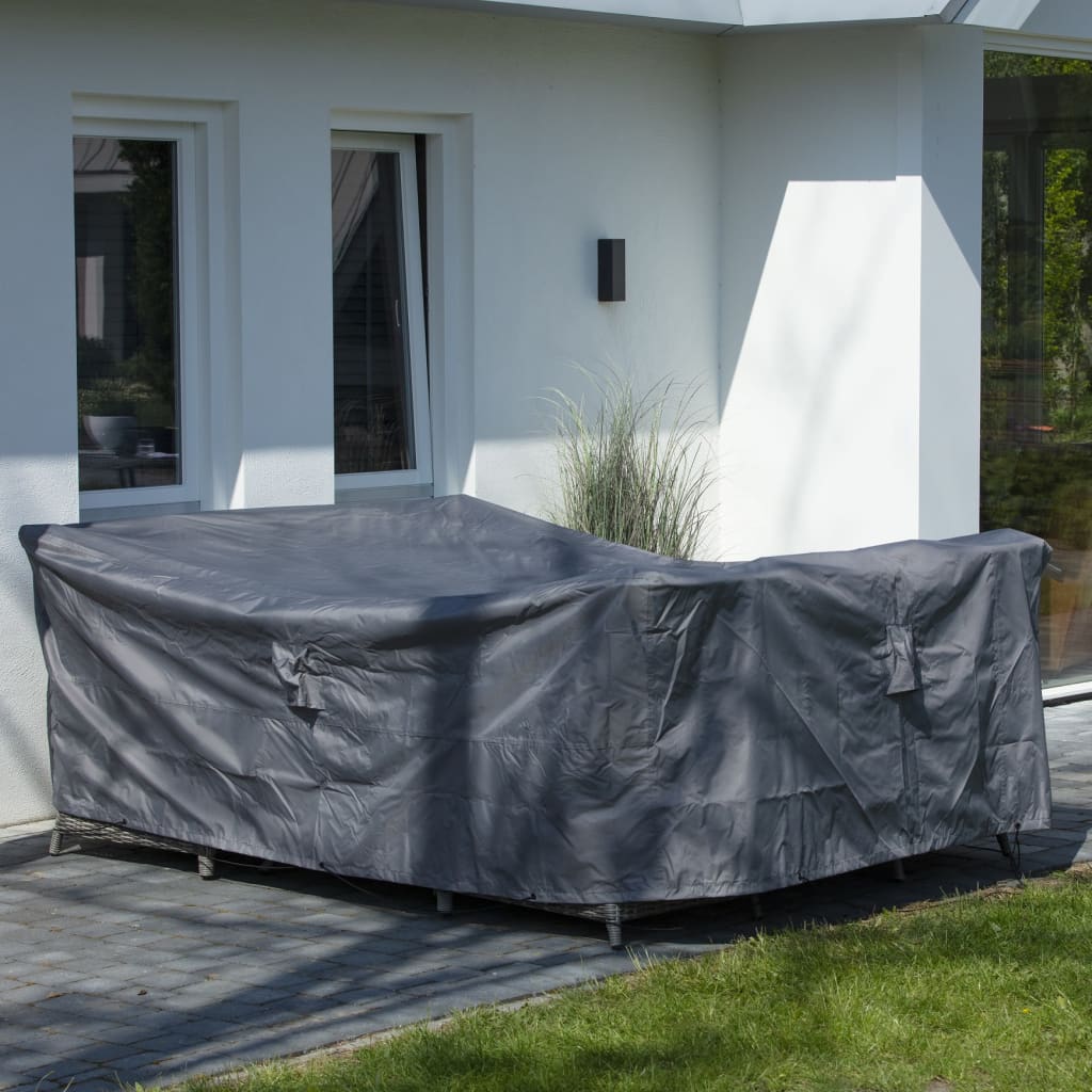 Tuinmeubelhoes 130x130x85 cm grijs