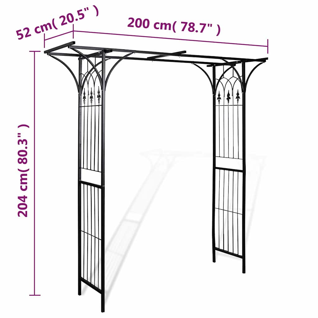 Tuinboog 200x52x204 cm