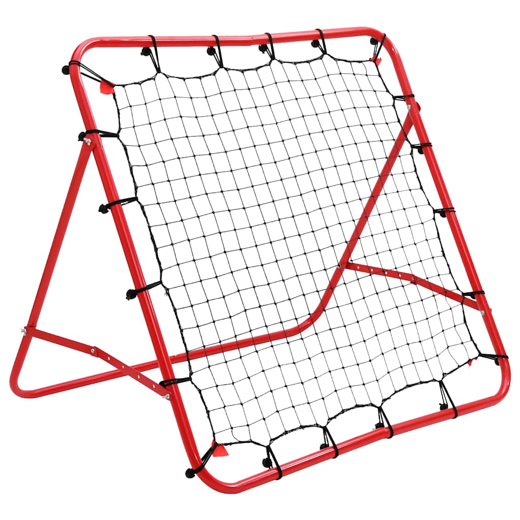 Voetbal kickback rebounder verstelbaar 100x100 cm