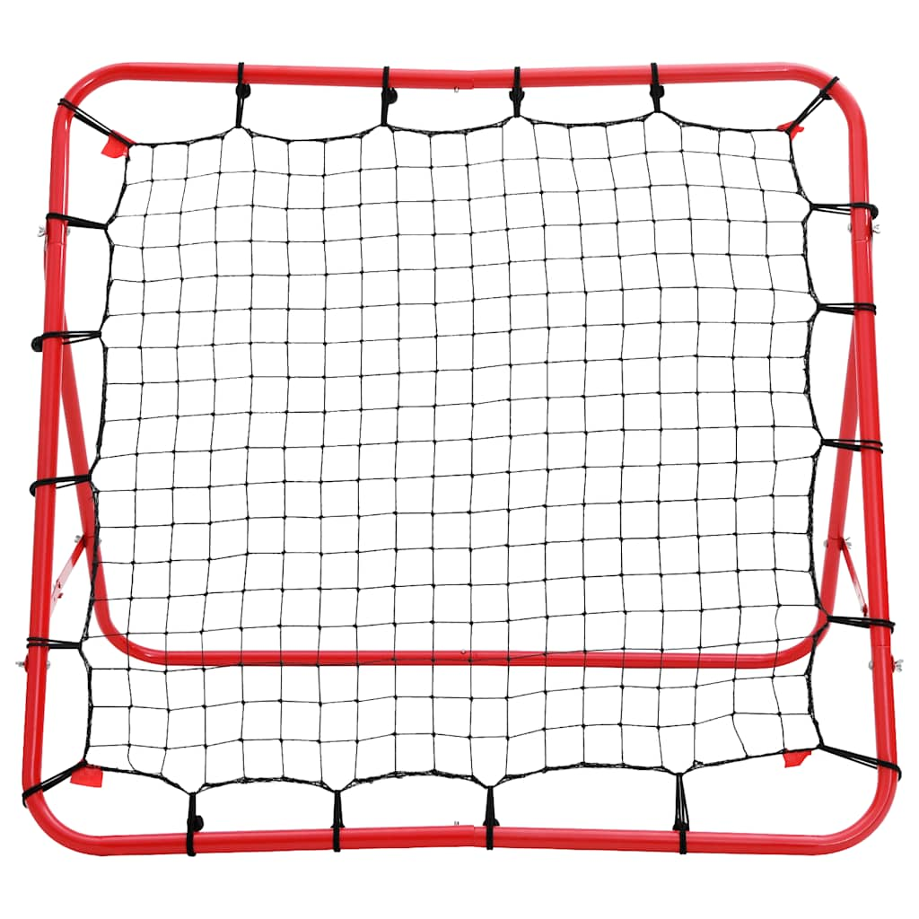 Voetbal kickback rebounder verstelbaar 100x100 cm