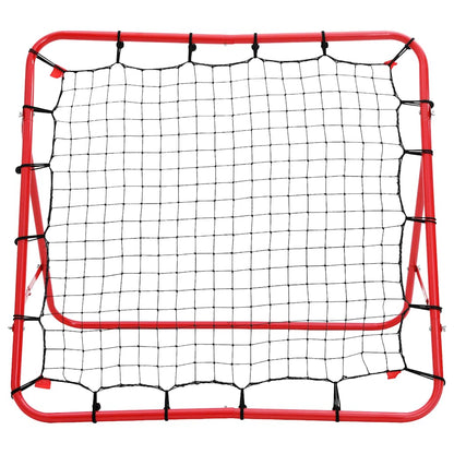 Voetbal kickback rebounder verstelbaar 100x100 cm