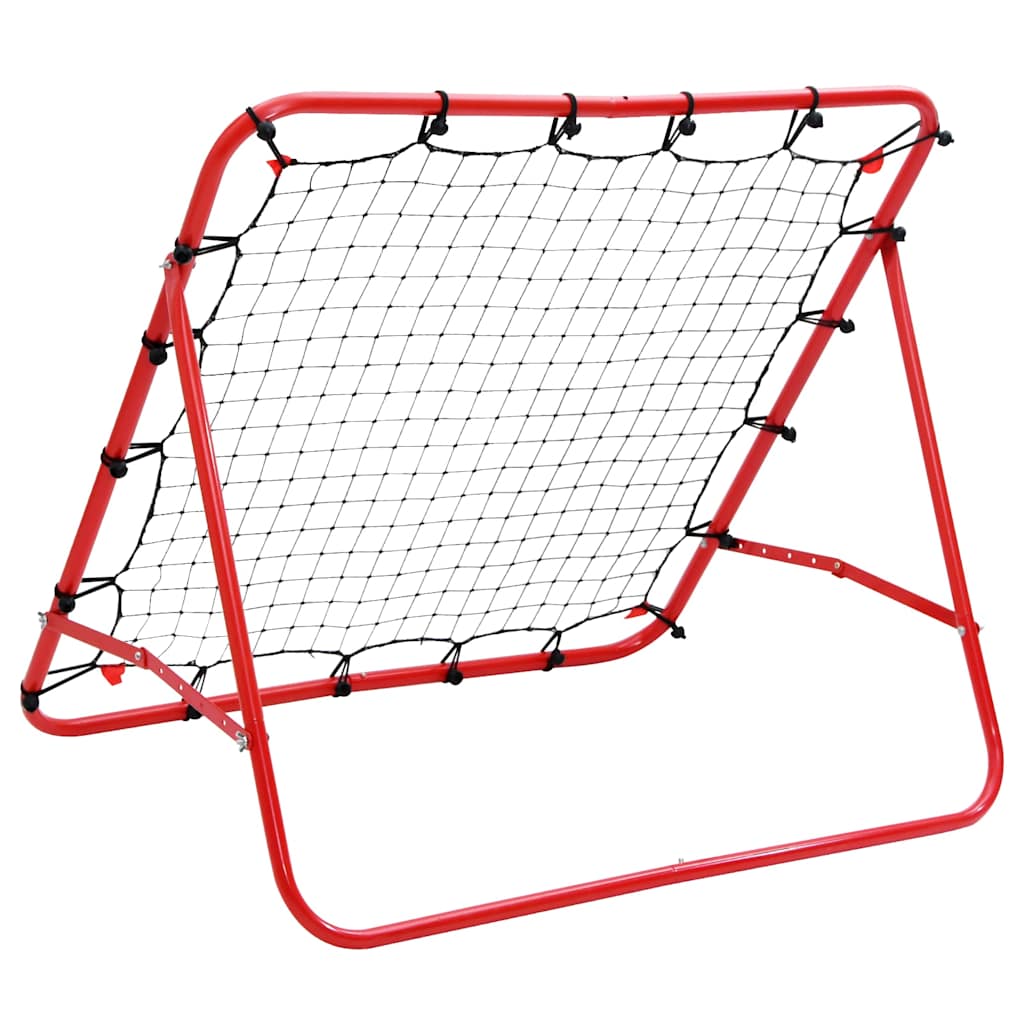 Voetbal kickback rebounder verstelbaar 100x100 cm