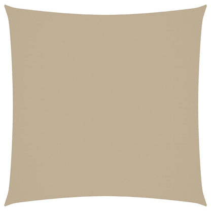 Zonnescherm vierkant 3,6x3,6 m oxford stof beige