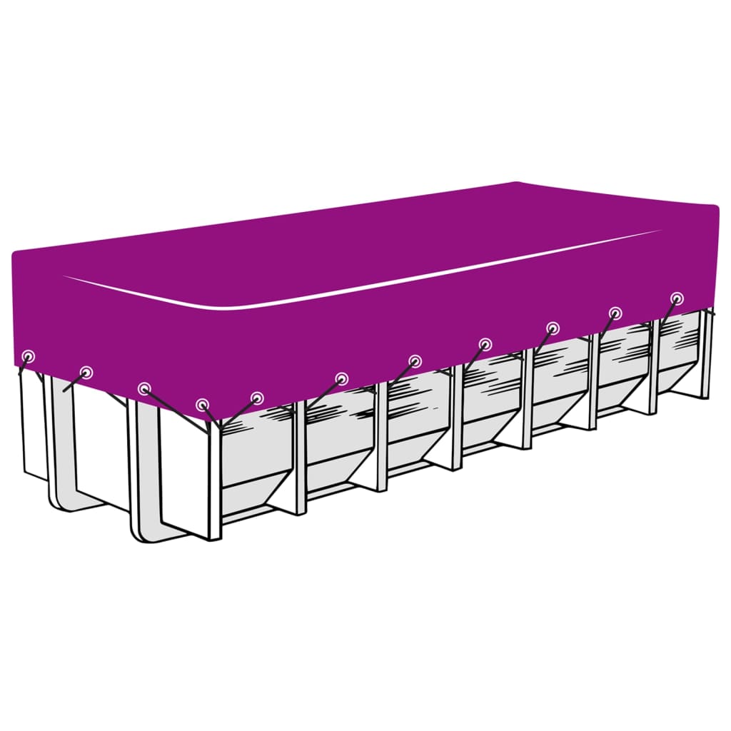 Containernet 4x9 m HDPE zwart