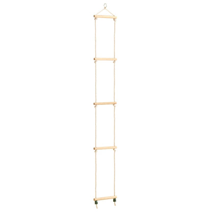 Touwladder 30x168 cm massief hout en PE