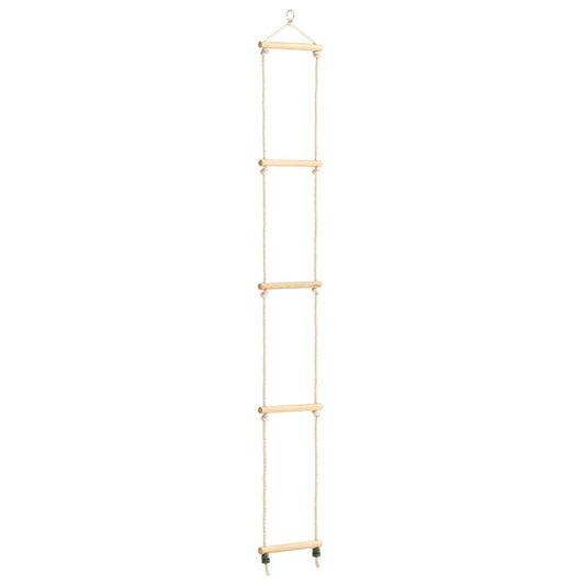 Touwladder 30x168 cm massief hout en PE