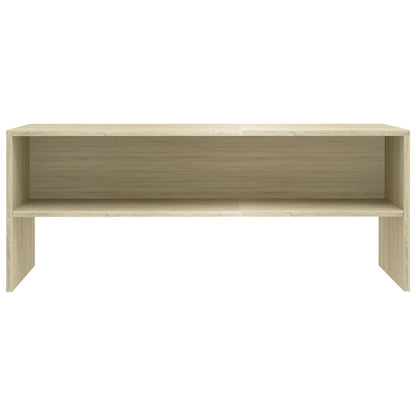 Tv-meubel 100x40x40 cm bewerkt hout sonoma eikenkleurig