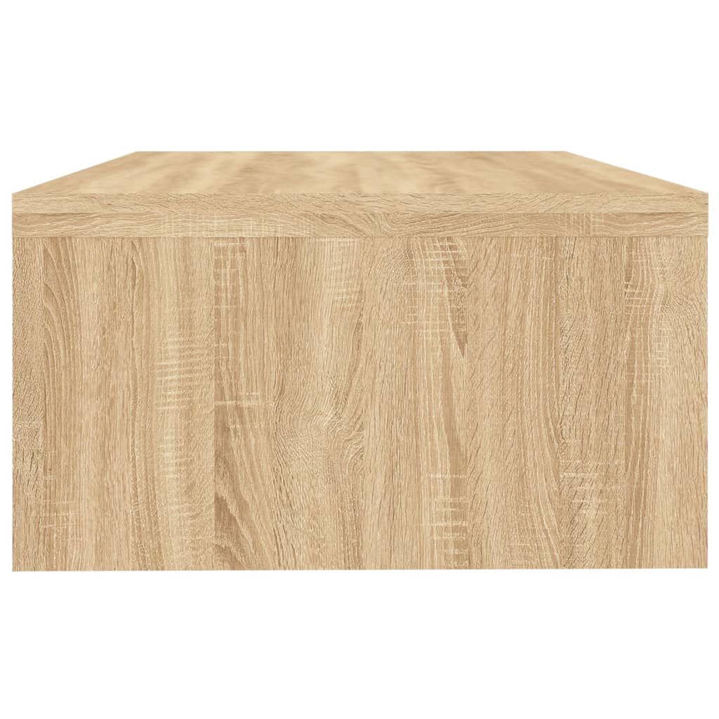 Monitorstandaard 42x24x13 cm bewerkt hout sonoma eikenkleurig