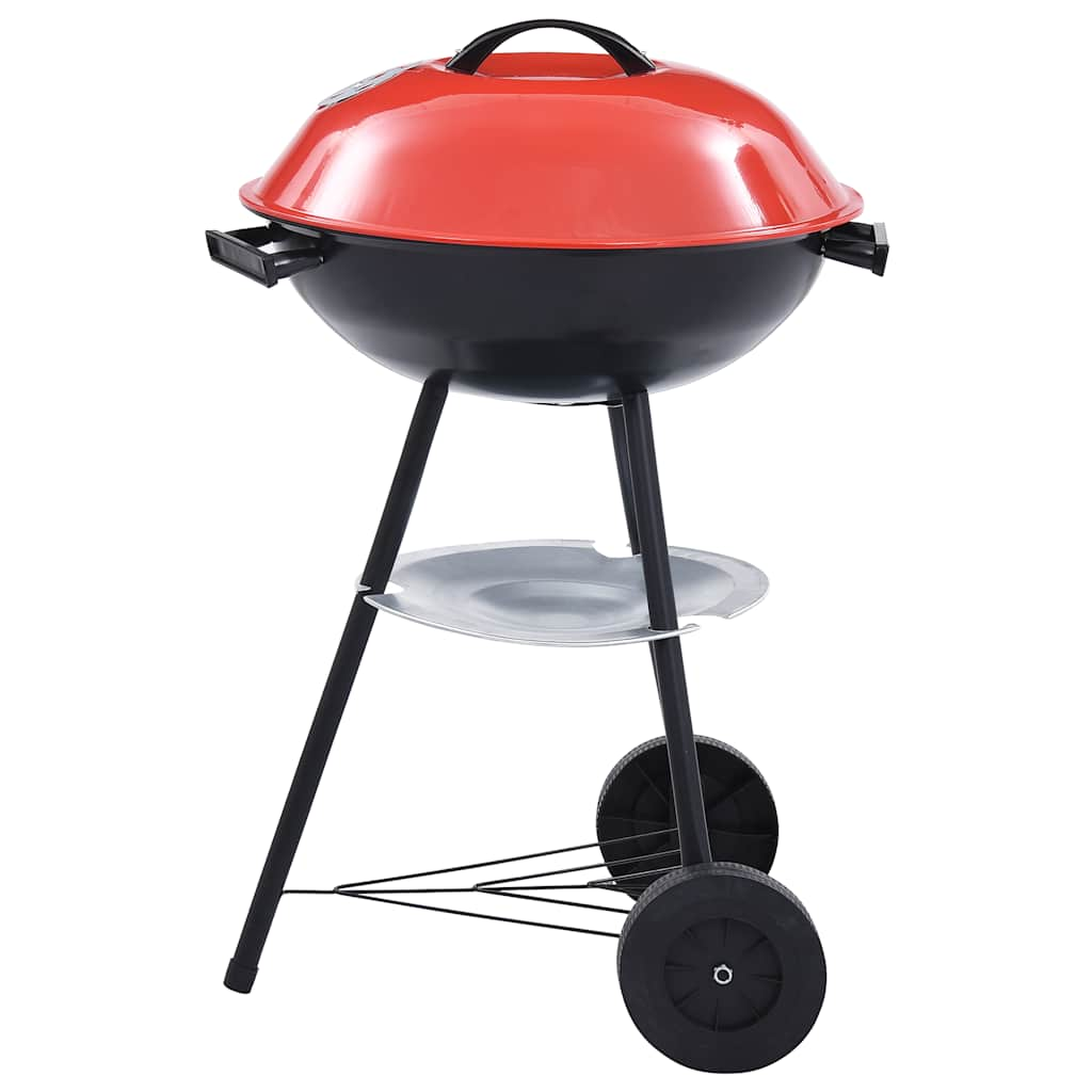 Kogelbarbecue houtskool met wieltjes XXL 44 cm