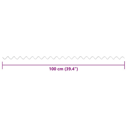 Gabionspiralen 24 st 100 cm gegalvaniseerd staal