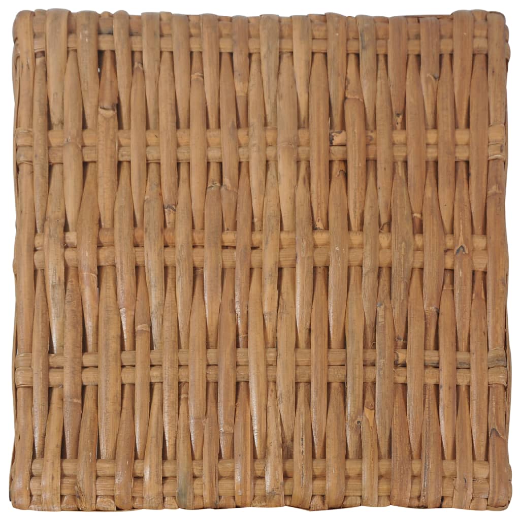 Salontafel 47x47x28 cm natuurlijk rattan