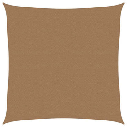 Zonnezeil 160 g/m² 4,5x4,5 m HDPE taupe