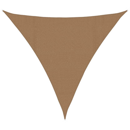 Zonnezeil 160 g/m² 4,5x4,5x4,5 m HDPE taupe