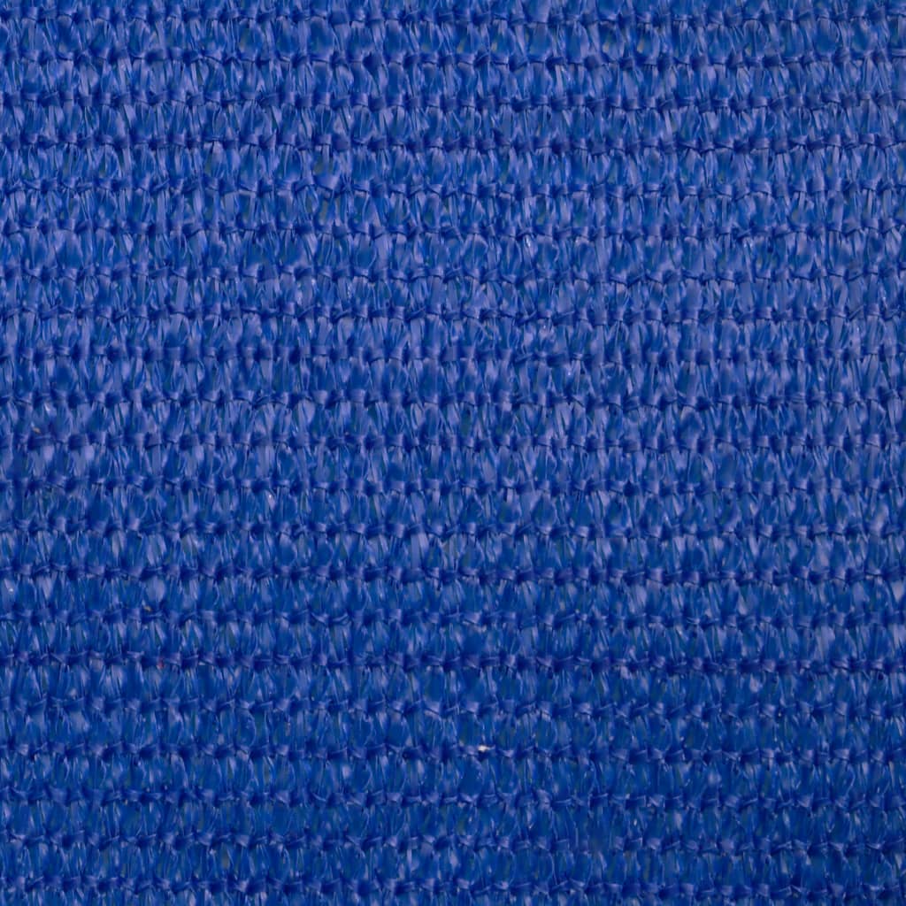 Zonnezeil 160 g/m² 2,5x2,5 m HDPE blauw