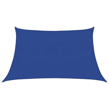 Zonnezeil 160 g/m² 3/4x2 m HDPE blauw