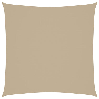 Zonnescherm vierkant 4x4 m oxford stof beige