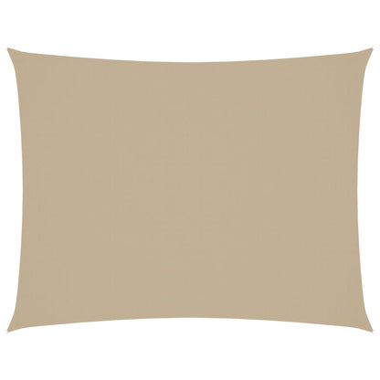 Zonnescherm rechthoekig 3x6 m oxford stof beige