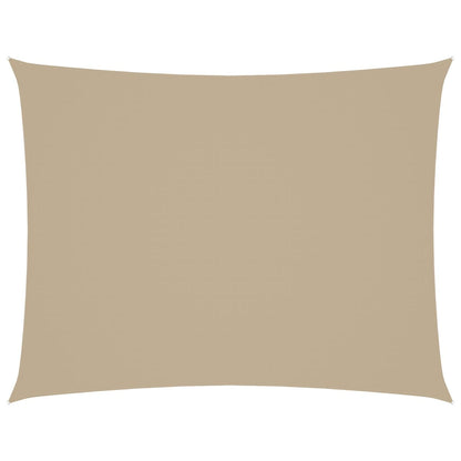 Zonnescherm rechthoekig 4x5 m oxford stof beige