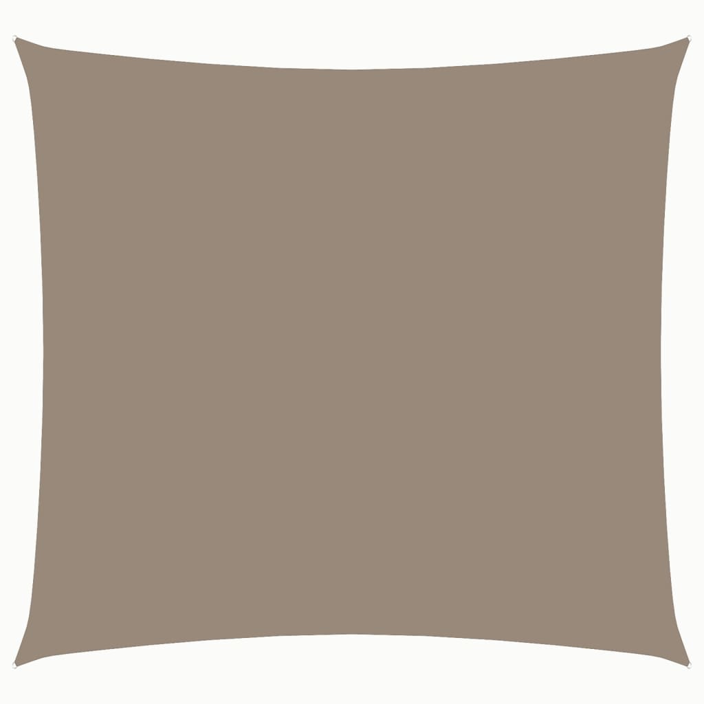 Zonnescherm vierkant 2,5x2,5 m oxford stof taupe