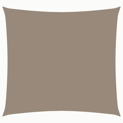 Zonnescherm vierkant 2,5x2,5 m oxford stof taupe