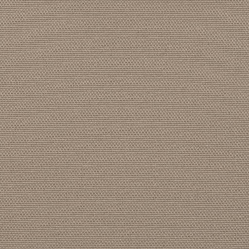 Zonnescherm vierkant 3,6x3,6 m oxford stof taupe