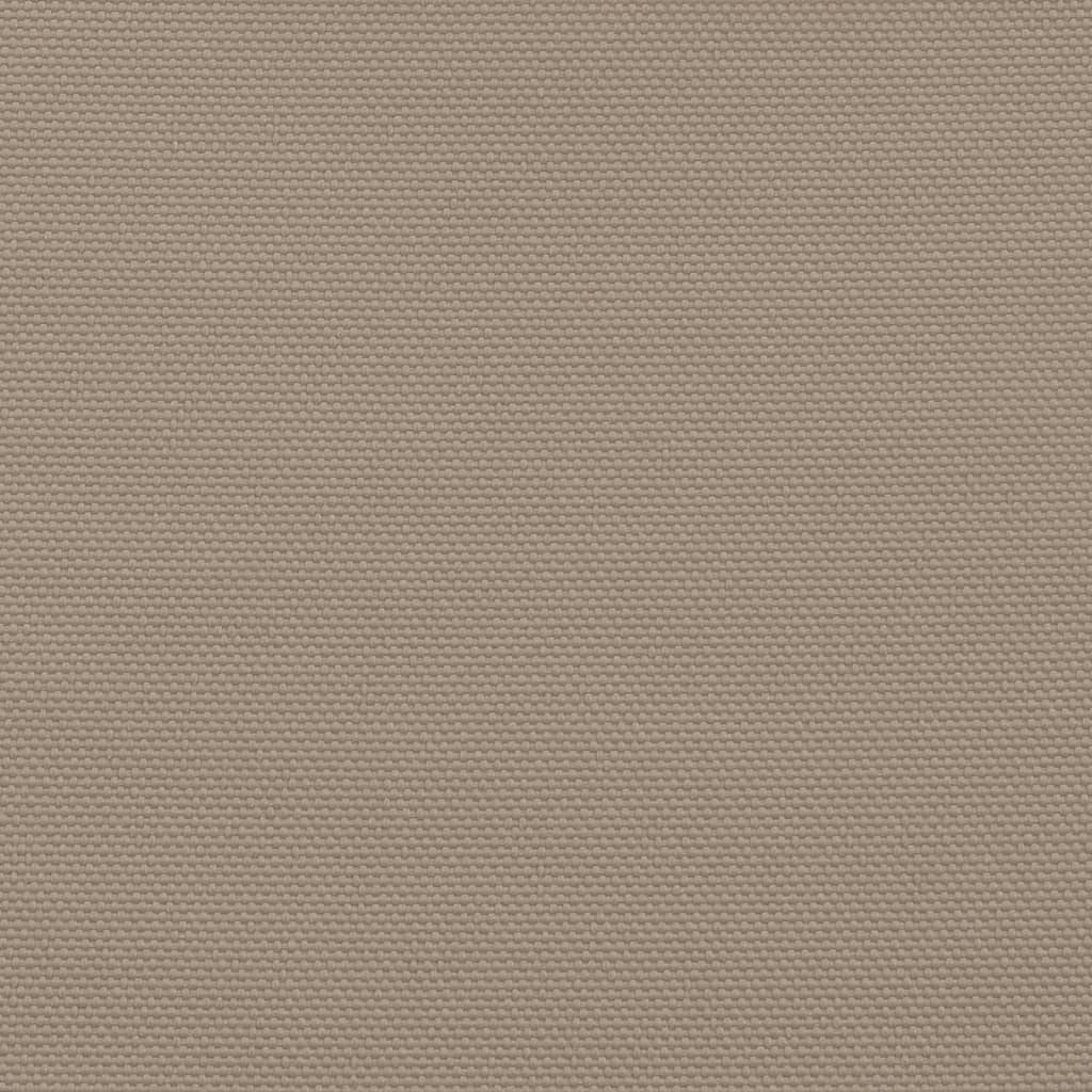 Zonnescherm vierkant 4x4 m oxford stof taupe