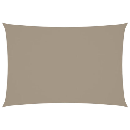 Zonnescherm rechthoekig 3x5 m oxford stof taupe