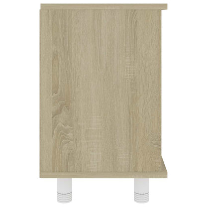 Badkamerkast 60x32x53,5 cm bewerkt hout sonoma eikenkleurig