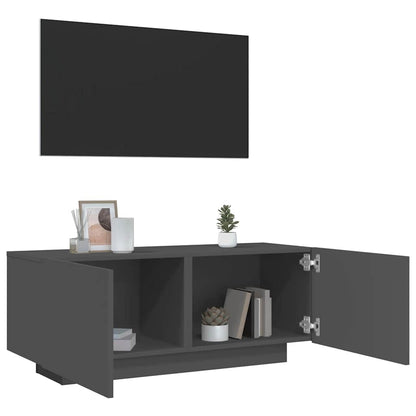 Tv-meubel 100x35x40 cm spaanplaat grijs