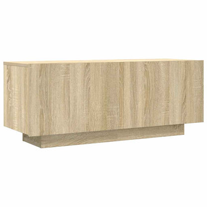 Tv-meubel 100x35x40 cm bewerkt hout sonoma eikenkleurig