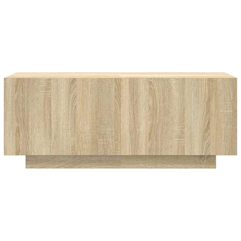 Tv-meubel 100x35x40 cm bewerkt hout sonoma eikenkleurig