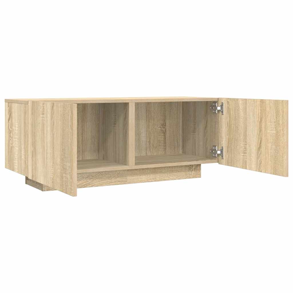 Tv-meubel 100x35x40 cm bewerkt hout sonoma eikenkleurig