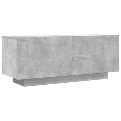 Tv-meubel 100x35x40 cm bewerkt hout betongrijs