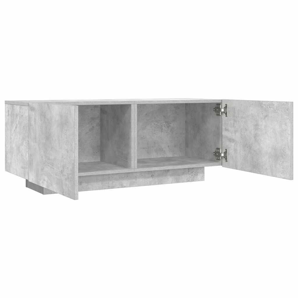 Tv-meubel 100x35x40 cm bewerkt hout betongrijs