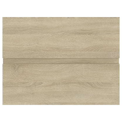 Wastafelkast 60x38,5x45 cm bewerkt hout sonoma eikenkleurig