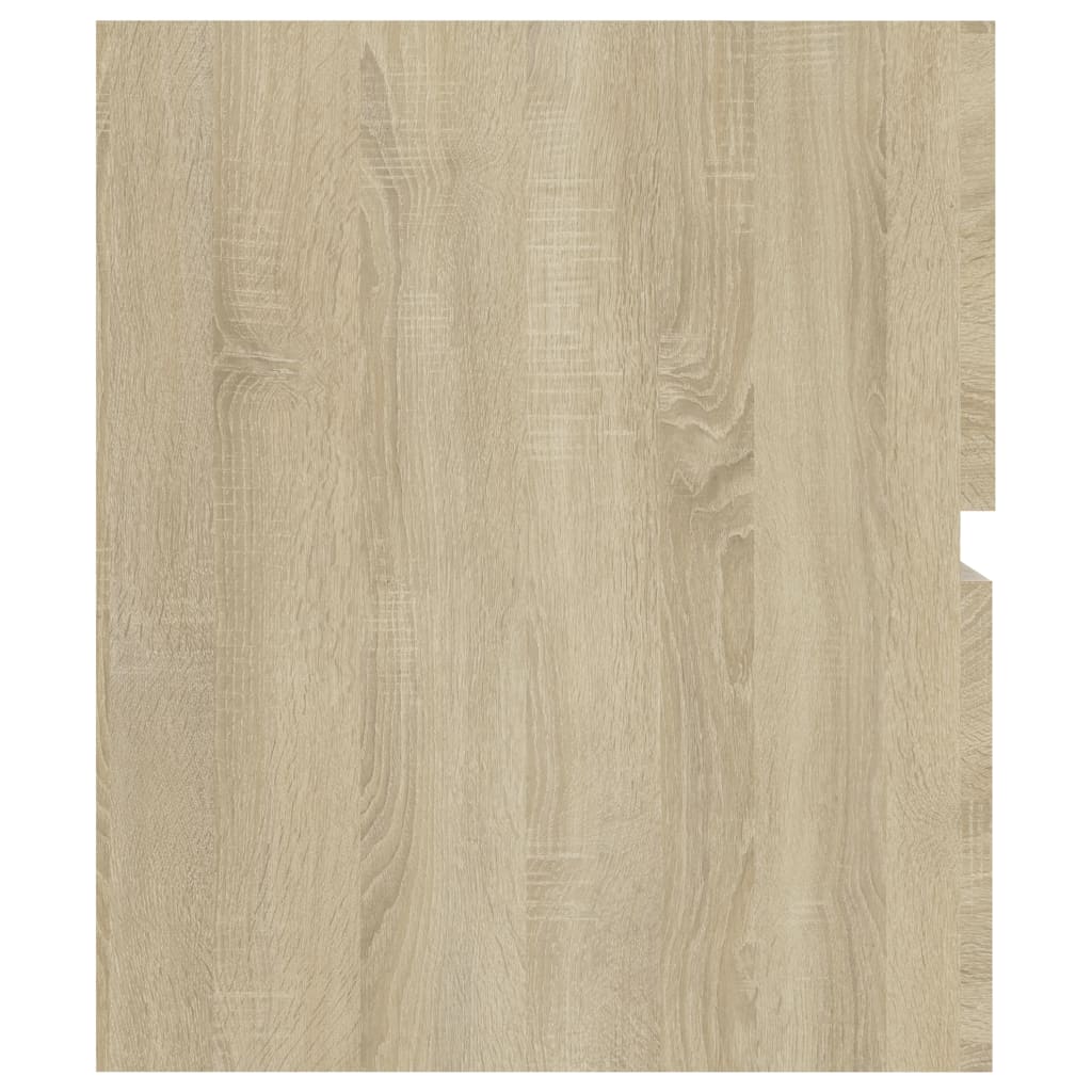 Wastafelkast 60x38,5x45 cm bewerkt hout sonoma eikenkleurig