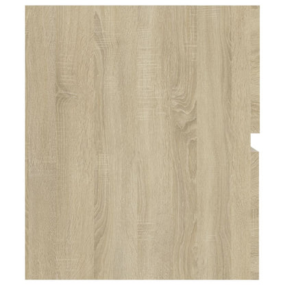 Wastafelkast 60x38,5x45 cm bewerkt hout sonoma eikenkleurig