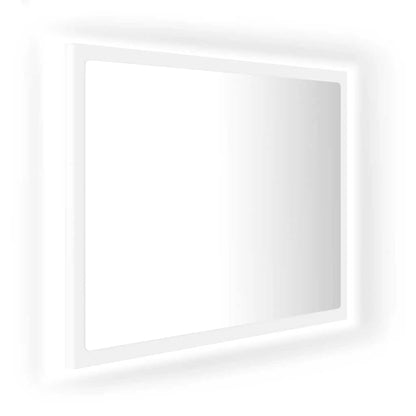 Badkamerspiegel LED 60x8,5x37 cm acryl wit