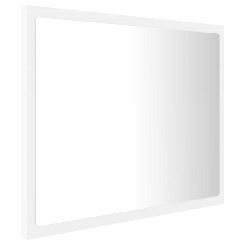 Badkamerspiegel LED 60x8,5x37 cm acryl wit