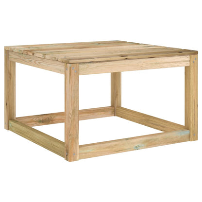 Tuintafels 2 st pallet 60x60x36,5 cm geïmpregneerd grenenhout