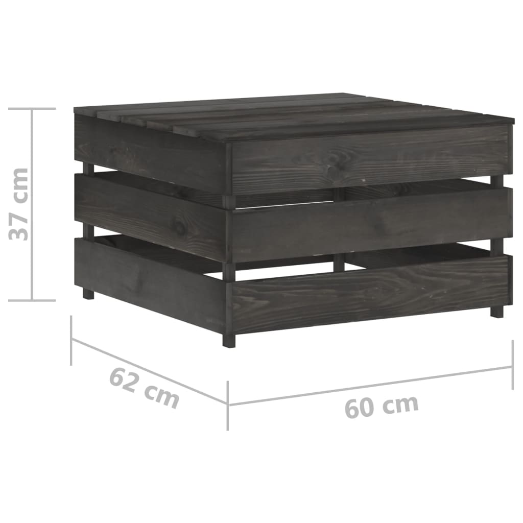 Tuintafel pallet geïmpregneerd grenenhout