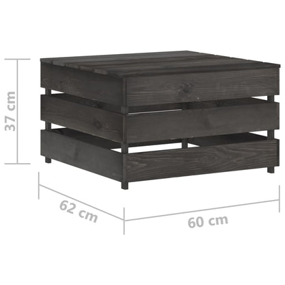 Tuintafels 2 st pallet geïmpregneerd grenenhout